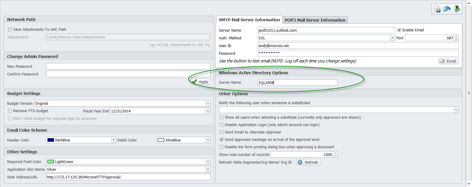 Microix Help Desk How To Enable Active Directory Login In Microix 